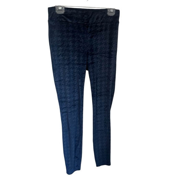 LuLaRoe LUXE Leggins Size Large Navy Velour - Picture 1 of 6